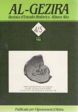 Al-gezira: Revista d&#039;estudis històrics - Ribera Alta