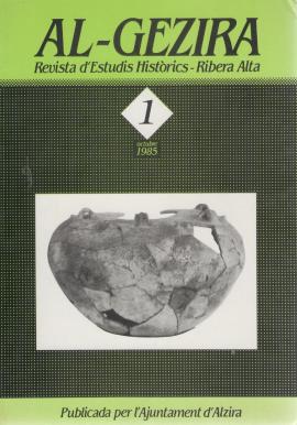 Al-gezira.Revista d&#039;estudis històrics-Ribera Alta 1