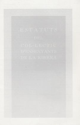 Estatuts del col.lectiu d&#039;ensenyaments de la Ribera