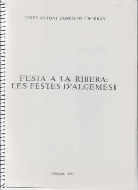 Festa a la Ribera: Les festes d&#039;algemesí