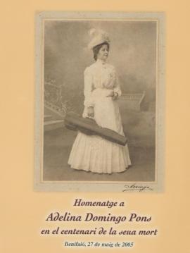 Homenatge a Adelina Domingo Pons en el centenari de la seua mort.