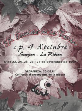 VI Escoleta de la Tardor: C.P. 9 d’Octubre Dies 23,24,25,26 i 27 de setembre 1997