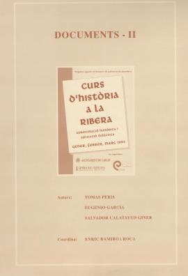 Documents II. Curs d&#039;história a la Ribera.