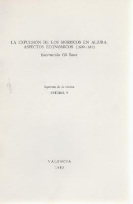 La expulsión de los moriscos en Alzira.Aspectos económicos (1609-1616)