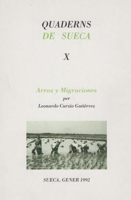Quaderns de Sueca X. Arroz y migraciones