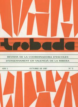 Trobada. Revista de la coordinadora d&#039;escoles d&#039;ensenyament en valencià de la Ribera oc...