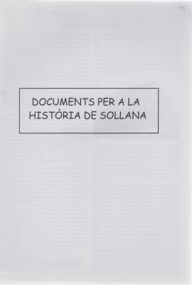 Documents per a la història de Sollana