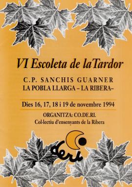 VI Escoleta de la Tardor. CP Sanchis Guarner La Pobla Llarga -La Ribera-